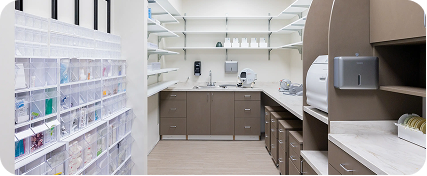 Intraoral camera view on screen